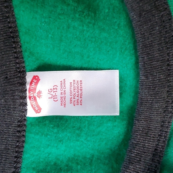 HOLIDAY Time dear Santa Light sweater size L ( 11 - 13 ) - Picture 4 of 4